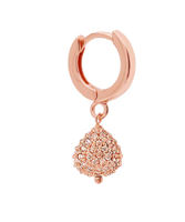 Mono orecchino Rosso Prezioso Donna Semino d'Amore in Argento OC00535SE GOLDEN CHAMPAGNE